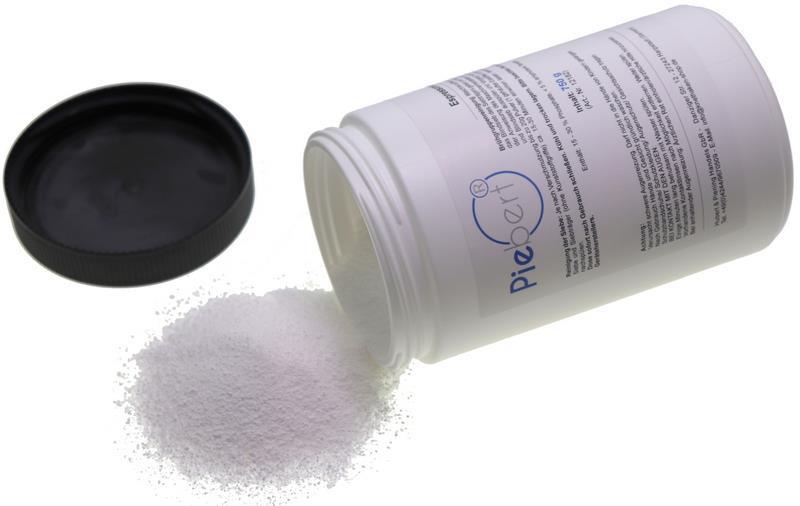 750g Piebert Kaffeefettlöser Pulver in Dose, feinkörnig universell für Siebträger, Kaffeekannen, Isolierkaffeekannen (12182)