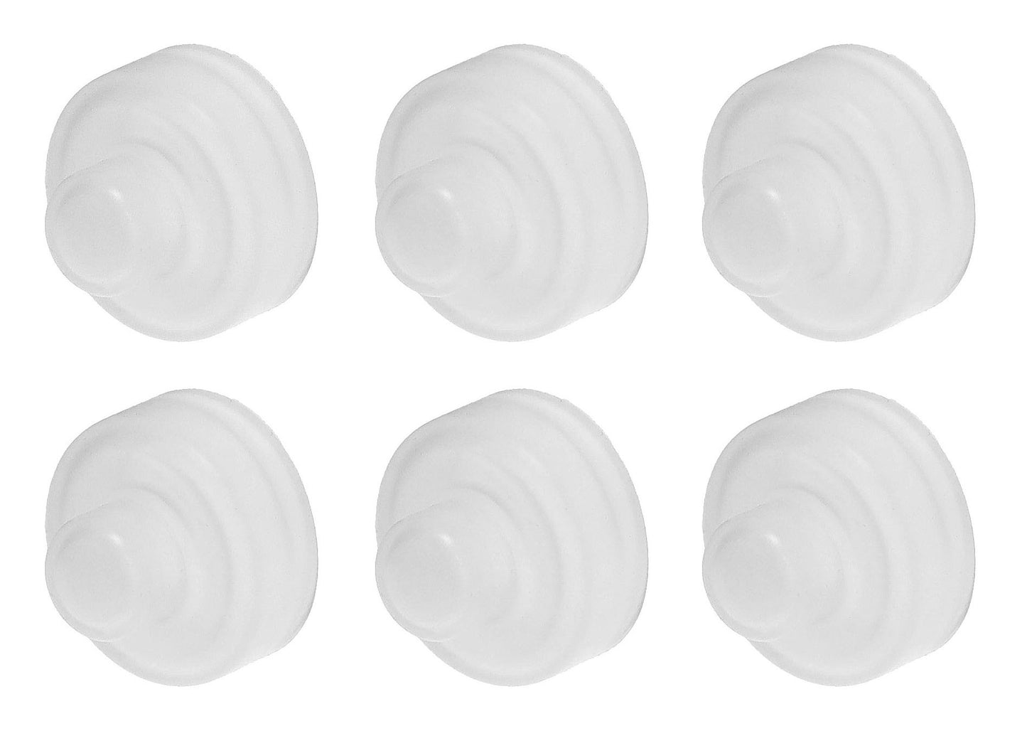 6x Piebert Aromaschutzkappe 39157 für Silit Sicomatic t-plus, D, T, L, SN Deckel für Schnellkochtopf
