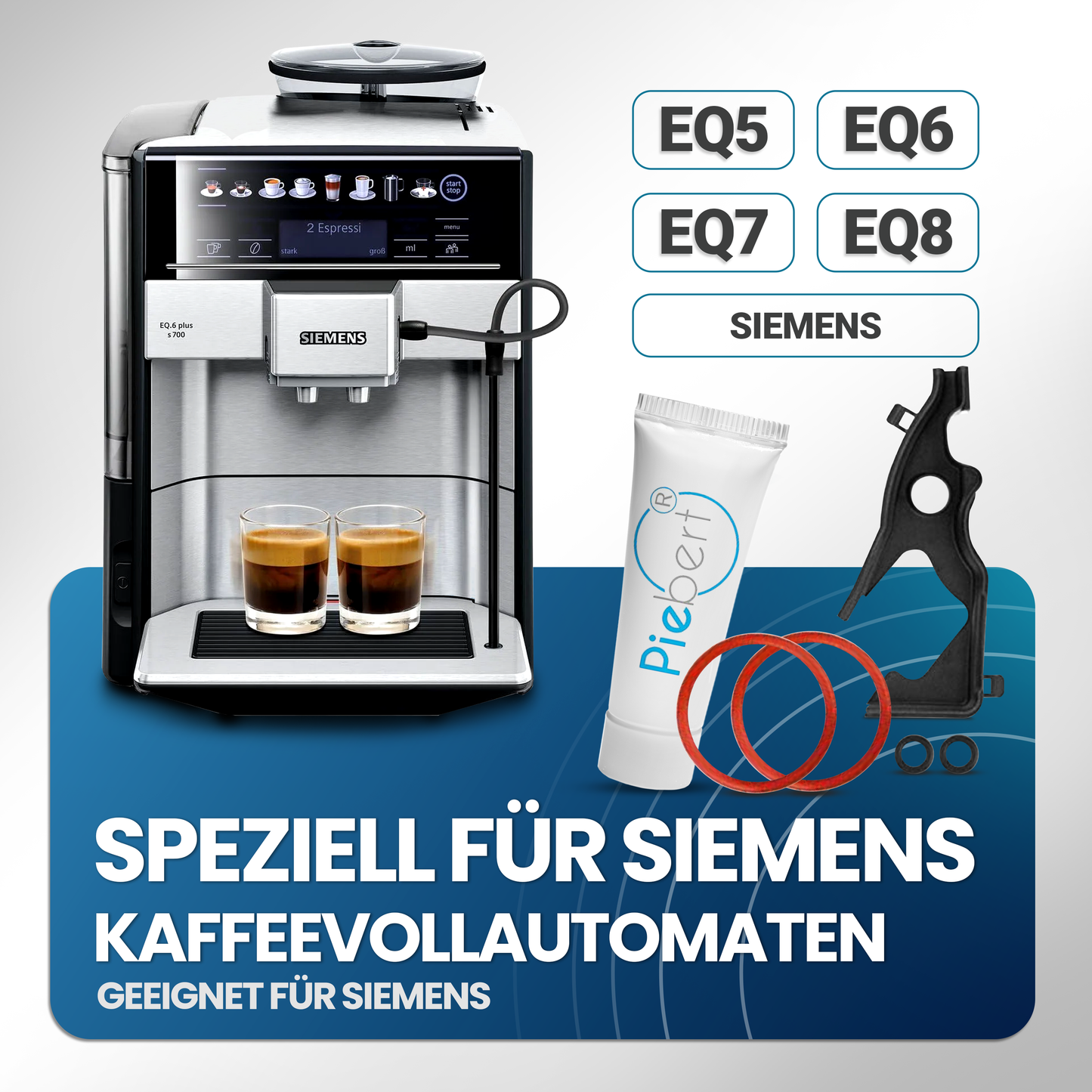 Piebert Pflegeset 200927 für Bosch & Siemens Kaffeevollautomaten