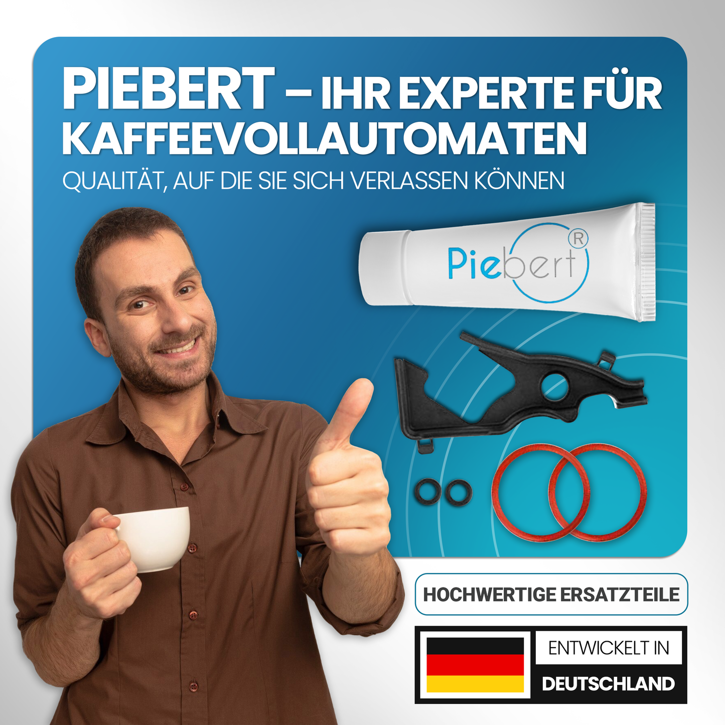Piebert Pflegeset 200927 für Bosch & Siemens Kaffeevollautomaten