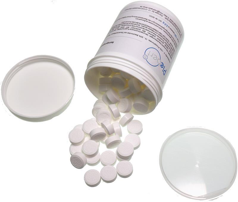 Reinigungstabletten 8202 für Kaffeevollautomaten | Dose á 120 Stück, Ø15mm je 2g