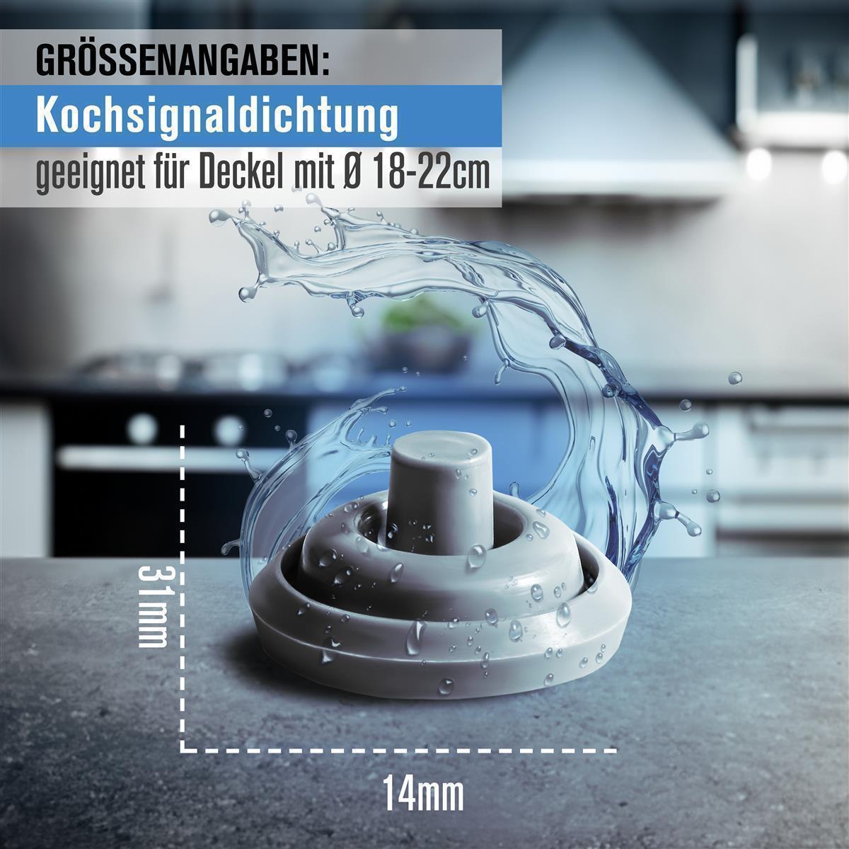 3x Kochsignaldichtung 39155 für WMF Perfect & Perfect Plus Schnellkochtöpfe 2,5L-8,5L und 18-22cm