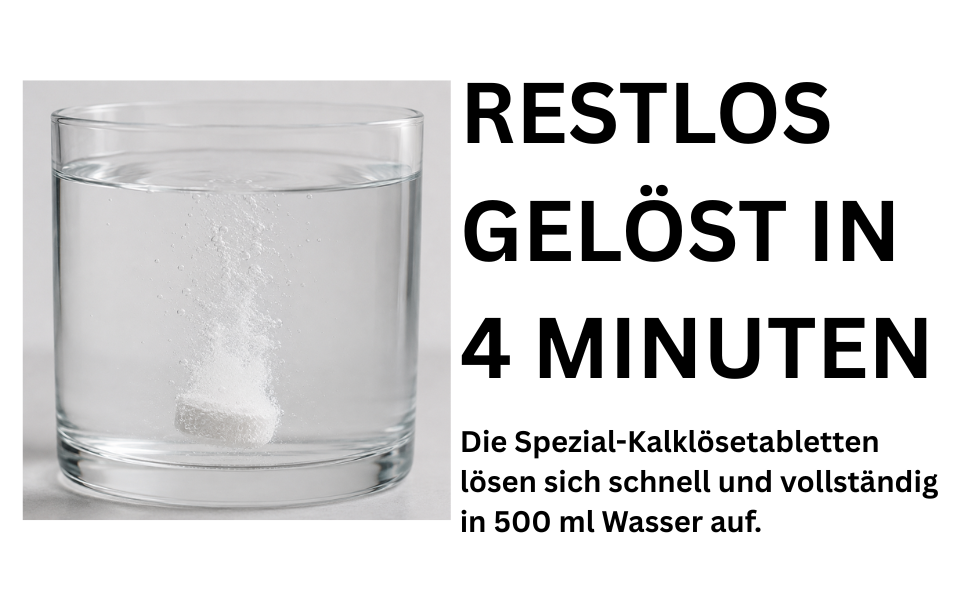 Piebert Care 20 Entkalkungstabletten 18g Universal für Kaffeemaschinen
