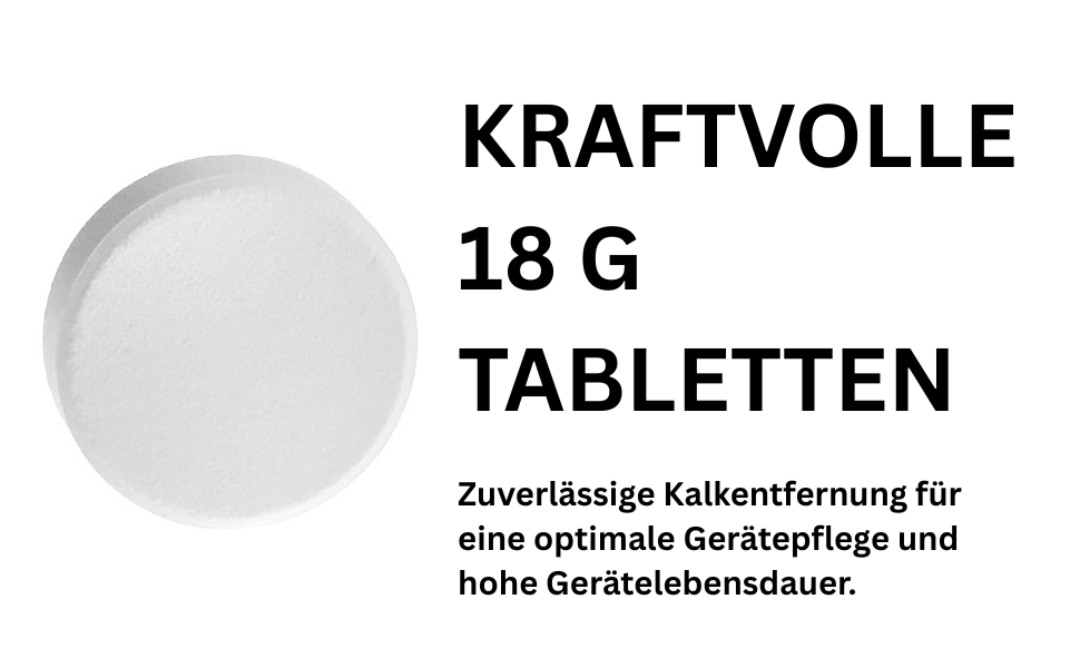 Piebert Care 20 Entkalkungstabletten 18g Universal für Kaffeemaschinen