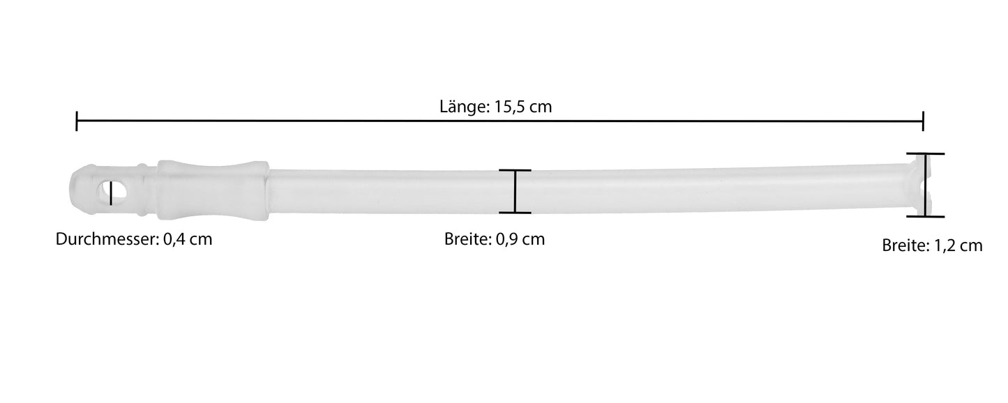 2x Piebert Fix Milchschlauch Ansaugrohr 57098 kompatibel mit DeLonghi Magnifica S, Smart, Dinamica, Eletta, PrimaDonna S, Class & XS | Vergleichs-Nr. 53132C8204, 5313232961