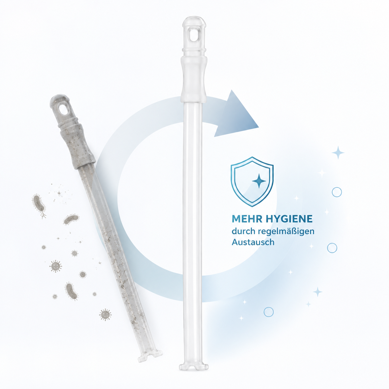 Piebert Fix Milchschlauch 57098 + Reinigungsbürste für DeLonghi Magnifica S, Smart, Dinamica, Eletta, PrimaDonna S, Class & XS - 53132C8204, 5313232961