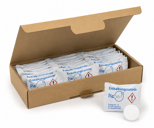 30x Piebert Care Kalklösetabletten 8730 einzeln verpackt Entkalkungstabletten