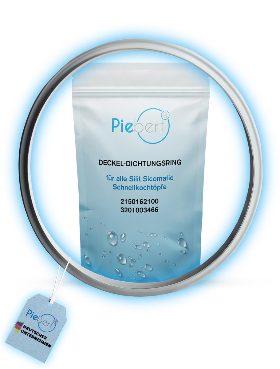 Piebert Dichtungsring 39154 22cm für Silit Sicomatic 3l, 4,5l, 6,5l, 8,5l Schnellkochtöpfe