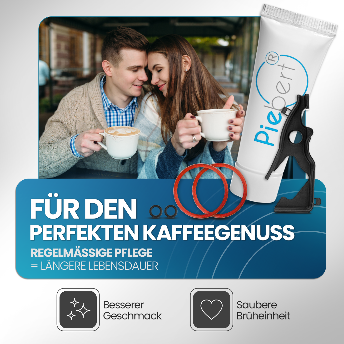 Piebert Care Pflegeset 200927 für Bosch & Siemens Kaffeevollautomaten