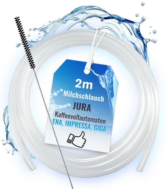 Piebert Care Milchschlauch-Set 18956 für Jura GIGA ENA IMPRESSA Milchsystem mit Bürste