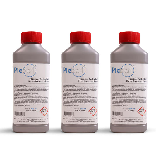 3x 250ml Flüssigentkalker 28649 für Philips, Saeco, DeLonghi Kaffeevollautomaten